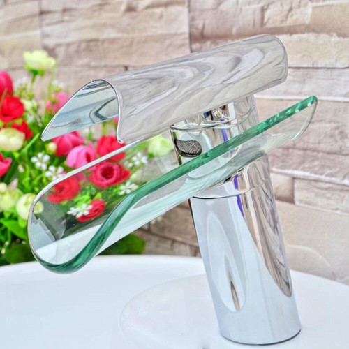 Glas wasserfall wasserhahn - glas,