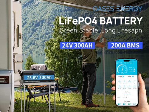 24v 300ah lifepo4 batterie - 300ah,