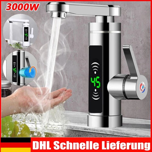 Heiß elektrische wasserhahn - heiß,